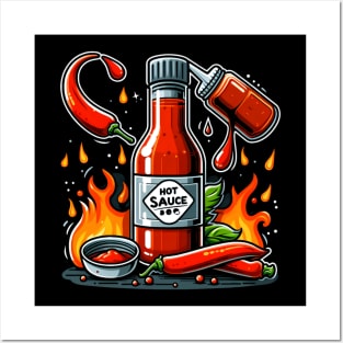 hot sauce Posters and Art